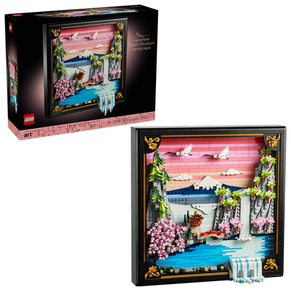 Japanese Cherry Blossom Landscape